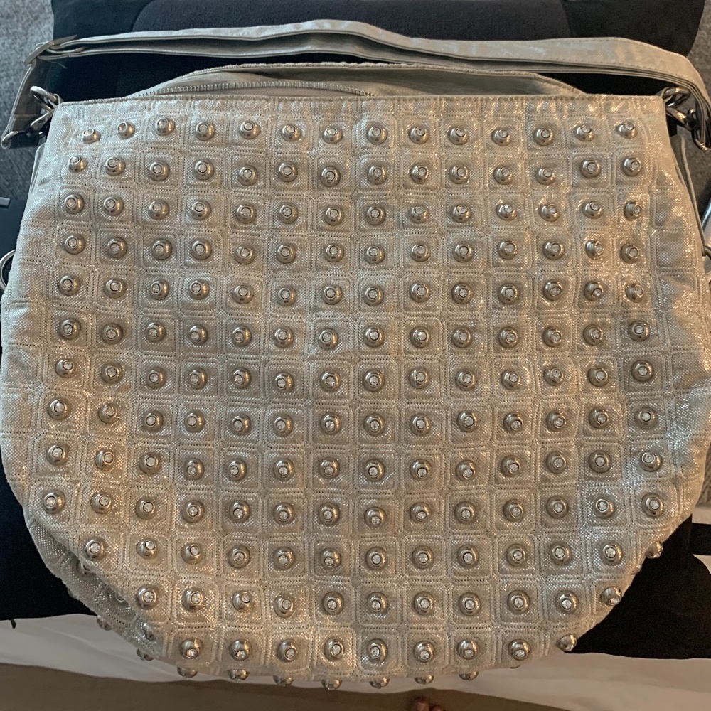 Pewter Studded Purse